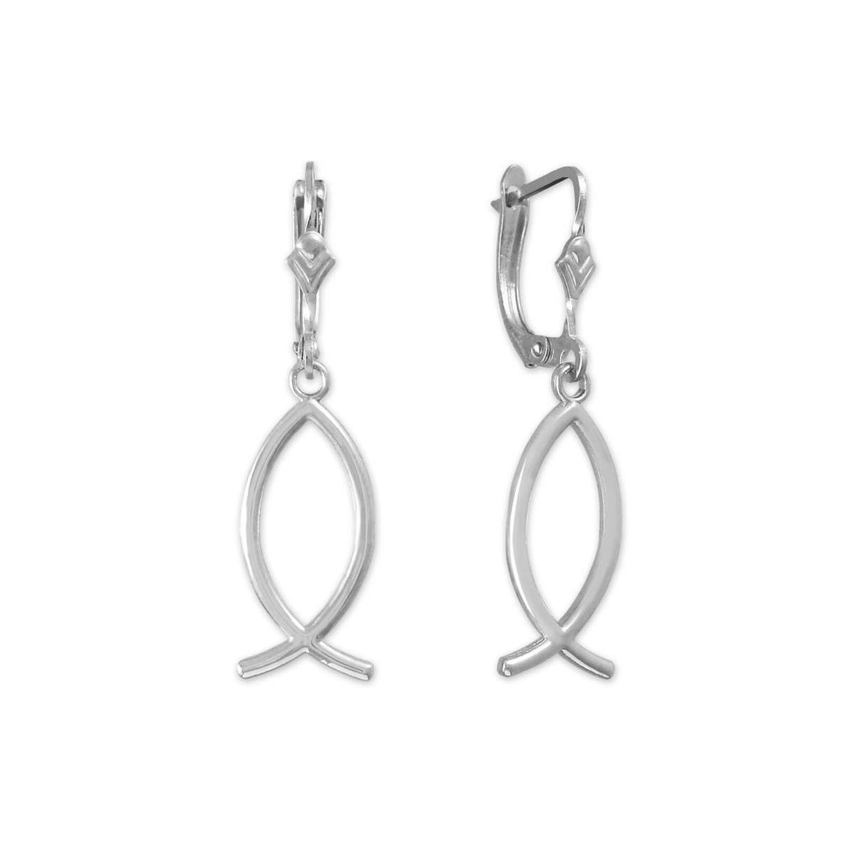 Gent Earrings in White - Gold Boutique GOOFASH
