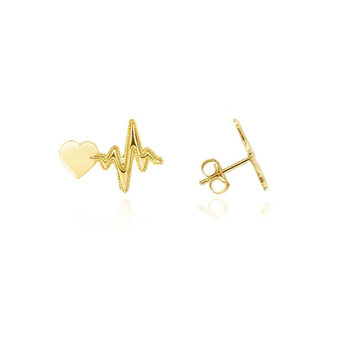 Gent Gold Earrings by Gold Boutique GOOFASH