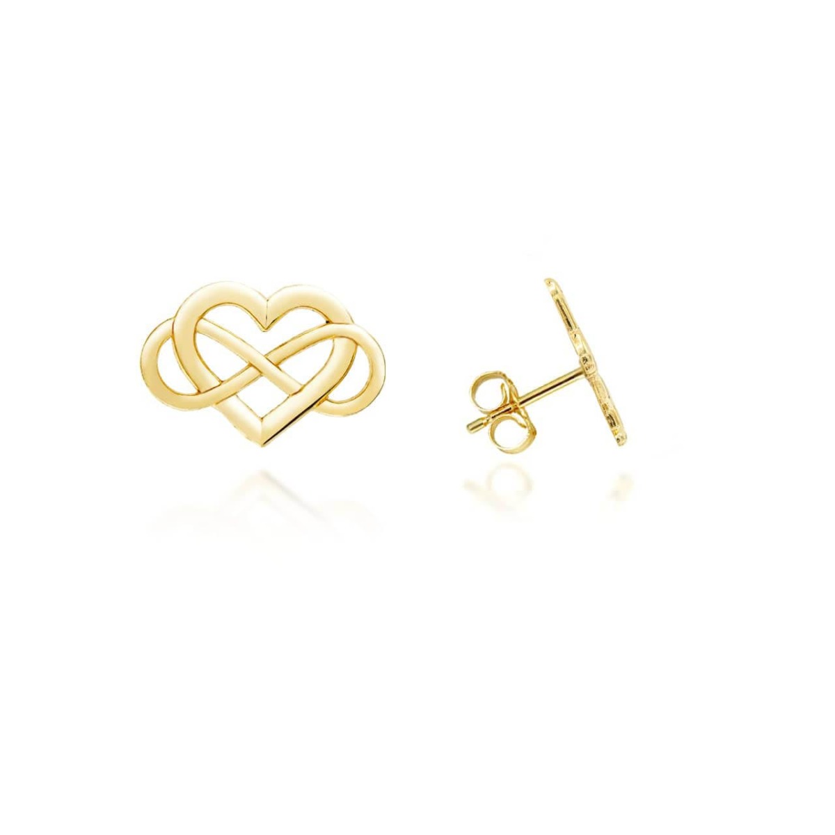 Gent Gold Earrings from Gold Boutique GOOFASH