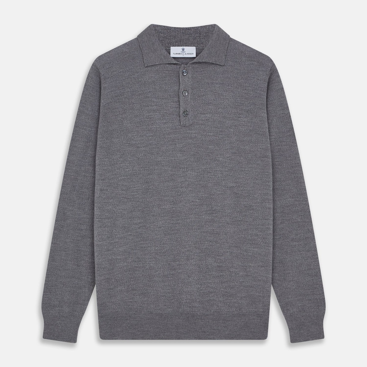 Gent Grey Poloshirt from Turnbull And Asser GOOFASH