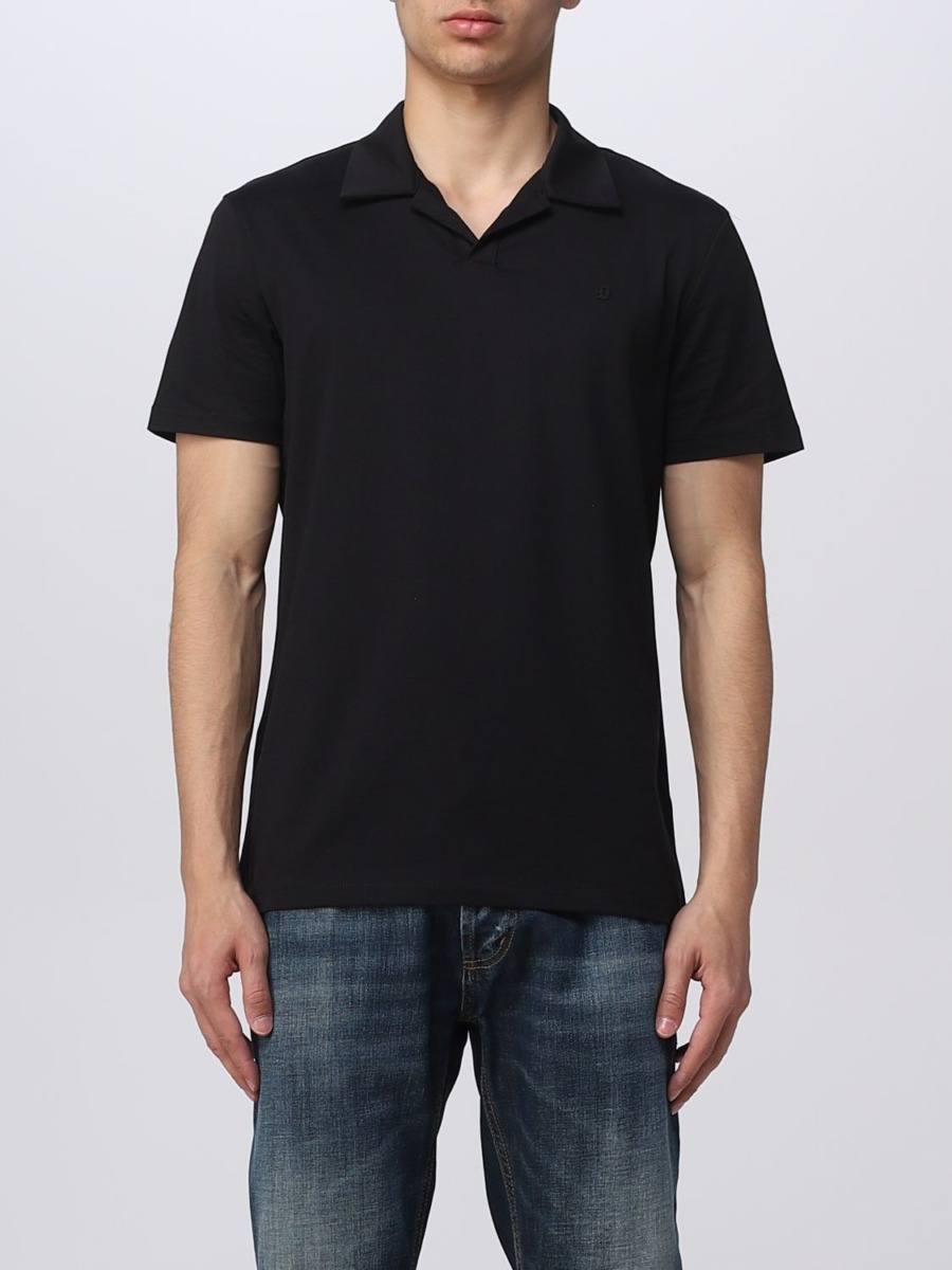 Gent Poloshirt in Black by Giglio GOOFASH