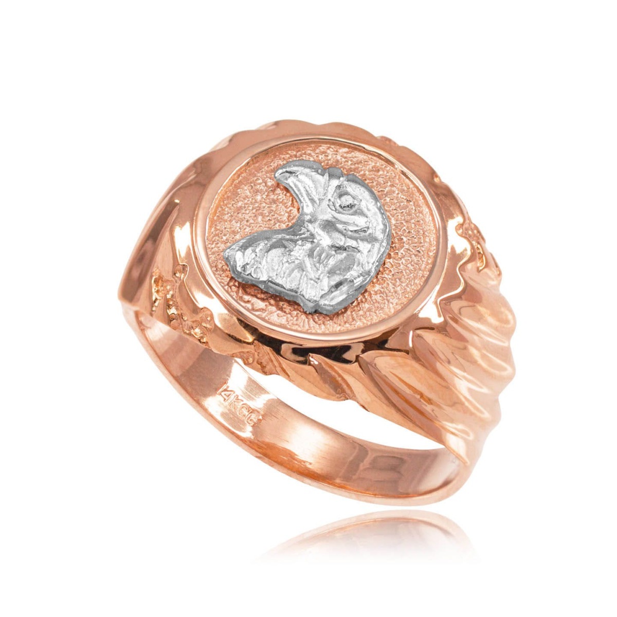 Gent Ring in Rose - Gold Boutique GOOFASH