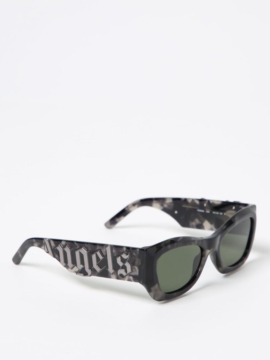 Gent Sunglasses Black Giglio - Palm Angels GOOFASH