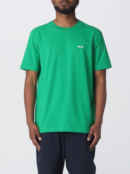 Gent T-Shirt - Green - Hugo Boss - Giglio GOOFASH
