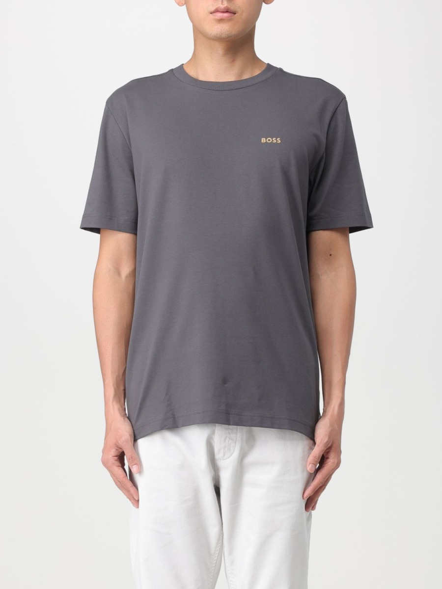 Gent T-Shirt Grey from Giglio GOOFASH