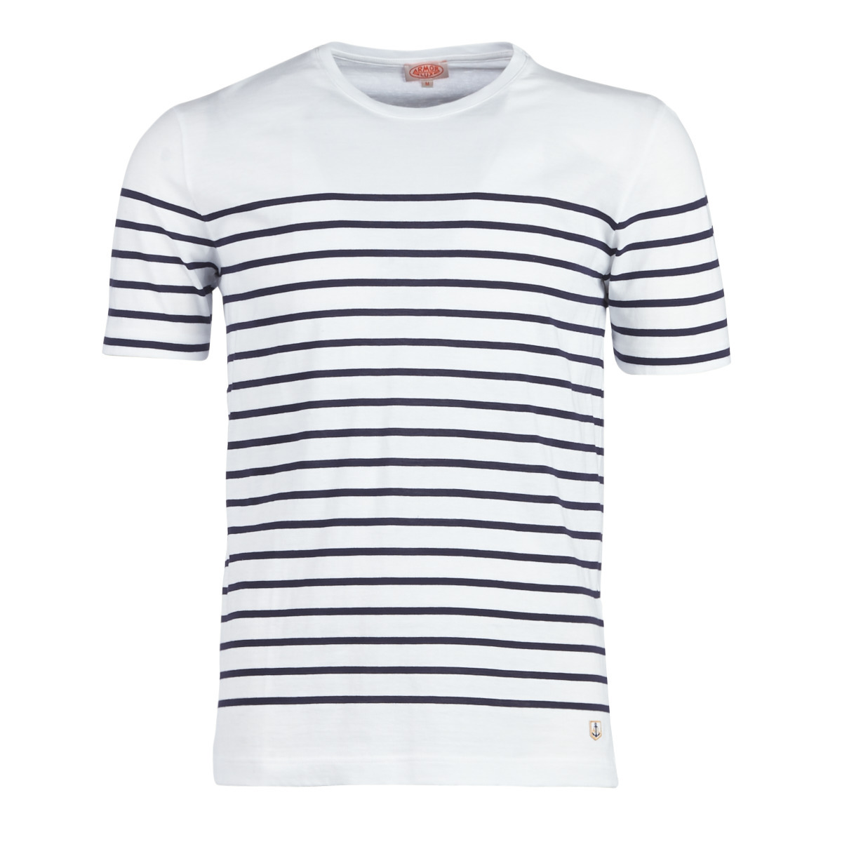 Gent T-Shirt in White - Armor Lux - Spartoo GOOFASH