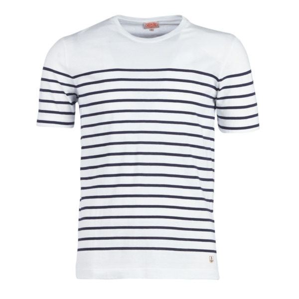 Gent T-Shirt in White - Armor Lux - Spartoo GOOFASH