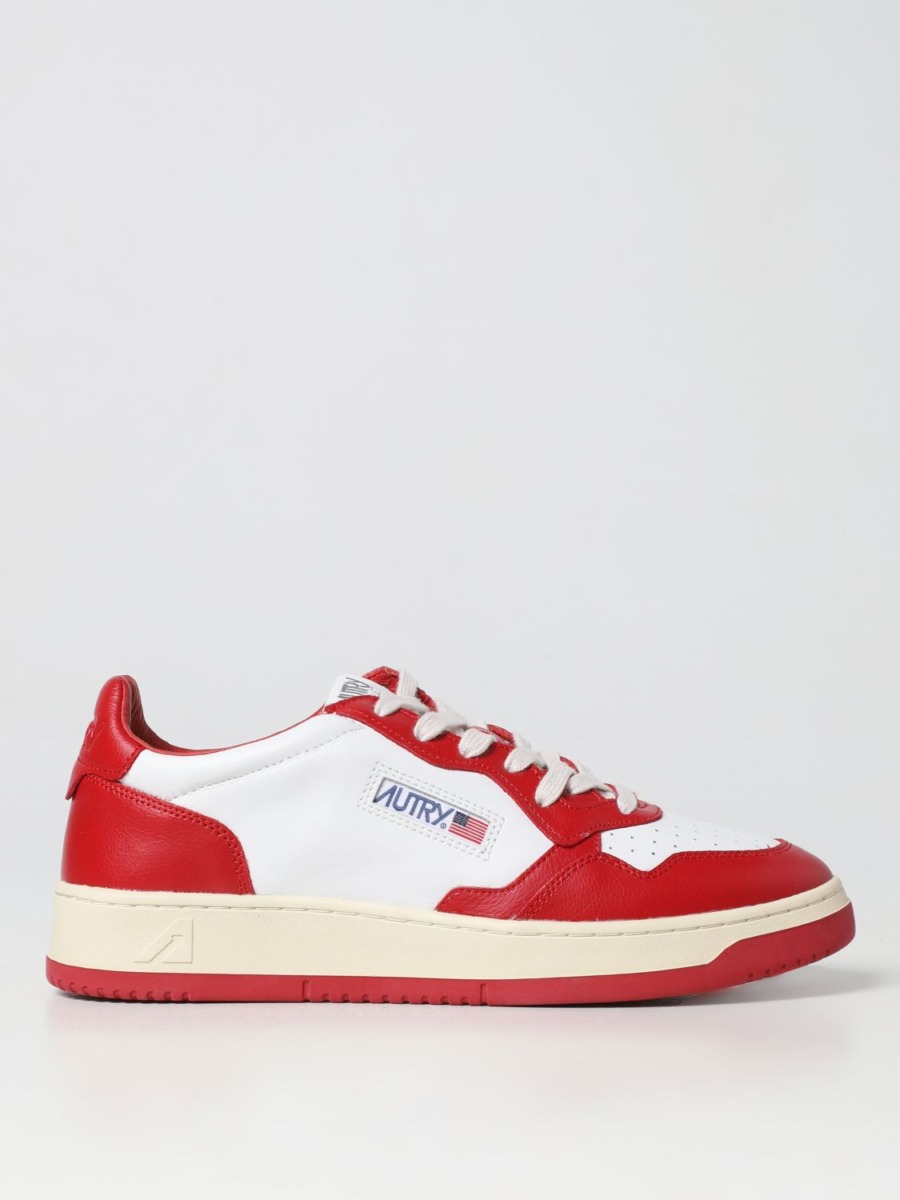 Gent Trainers in Red Autry - Giglio GOOFASH