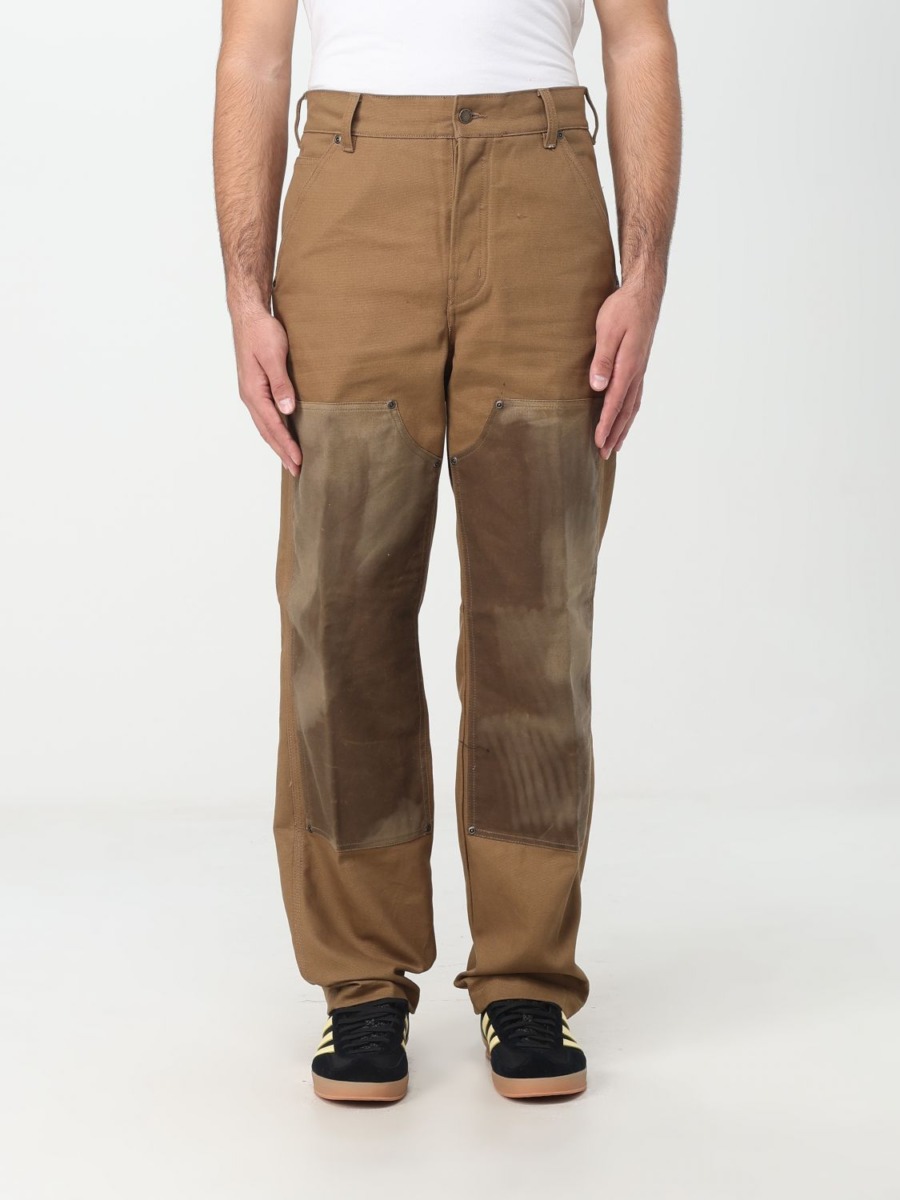 Gent Trousers Camel from Giglio GOOFASH