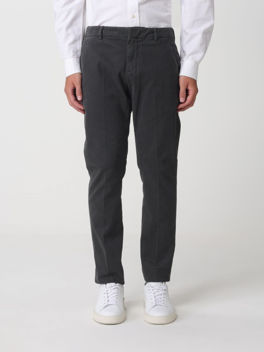 Gent Trousers Grey - Giglio GOOFASH