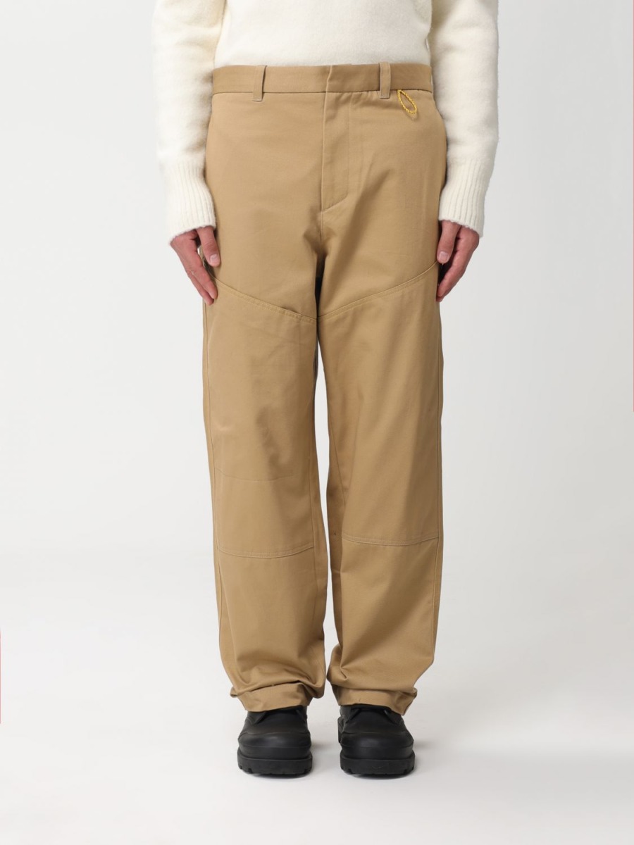 Gent Trousers in Beige Oamc Giglio GOOFASH