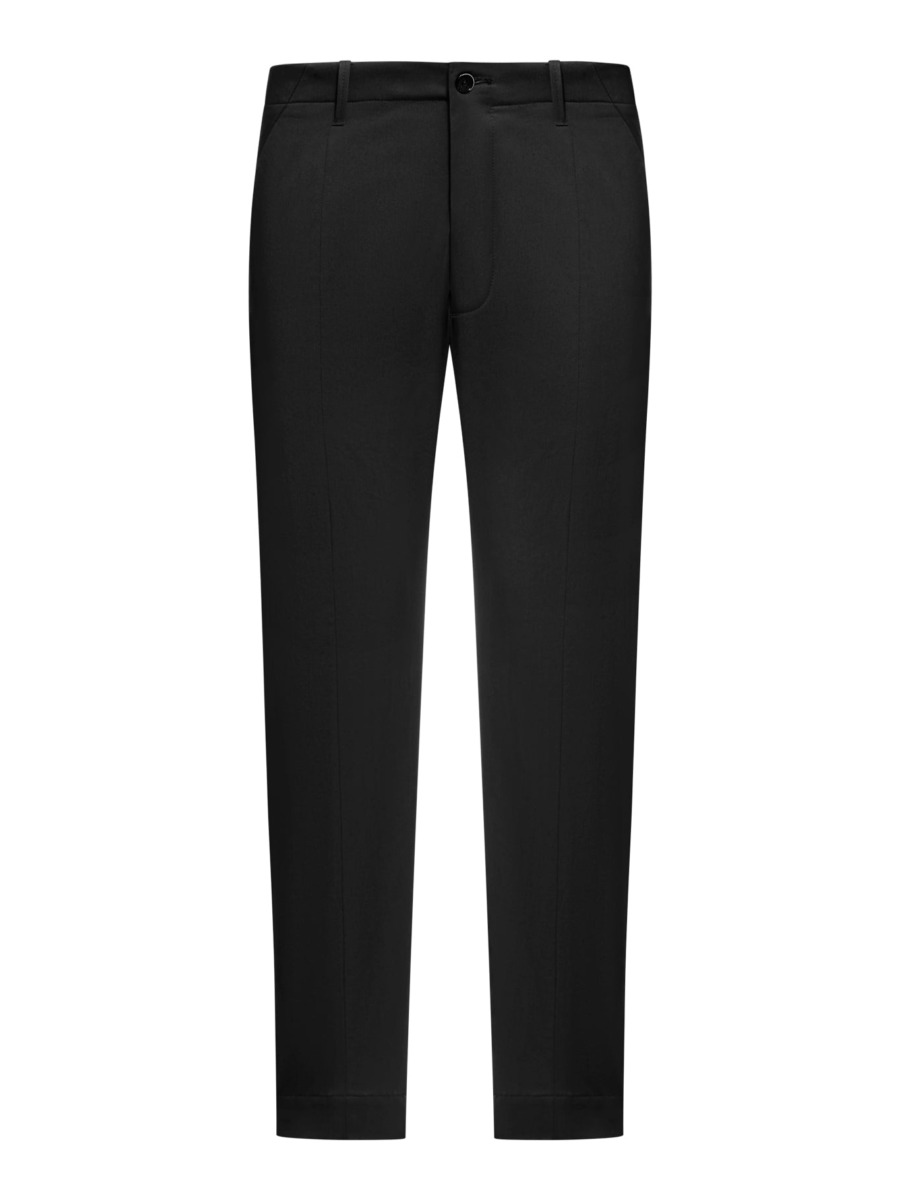 Gent Trousers in Black Suitnegozi Nine In The Morning GOOFASH