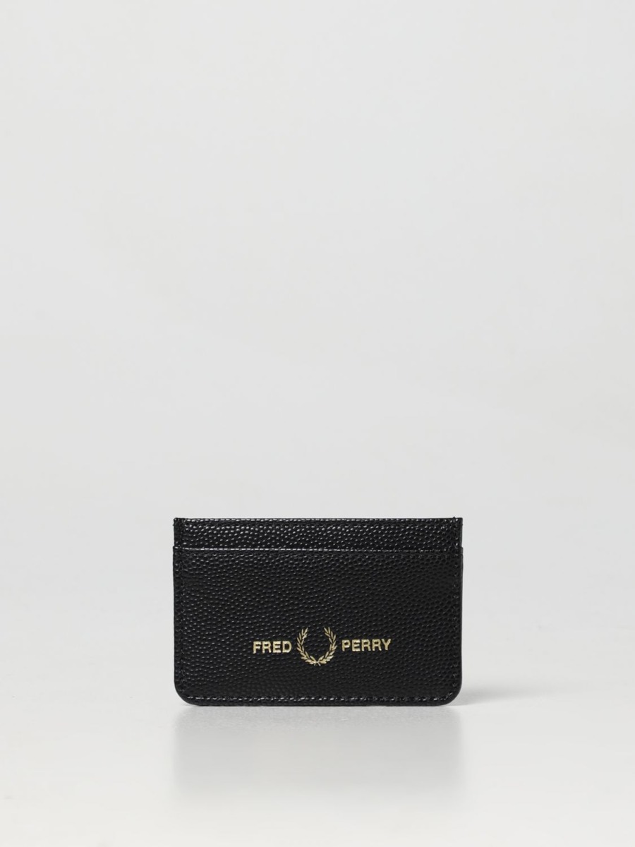 Gent Wallet Black - Fred Perry - Giglio GOOFASH