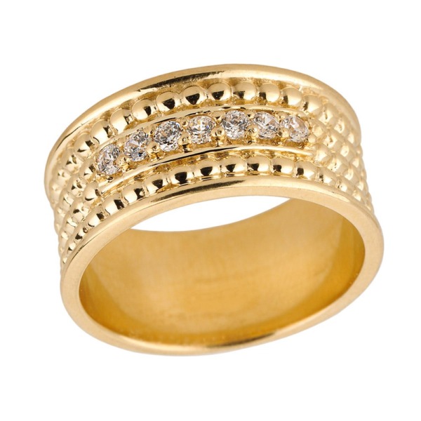 Gent Wedding Ring - Gold - Gold Boutique GOOFASH