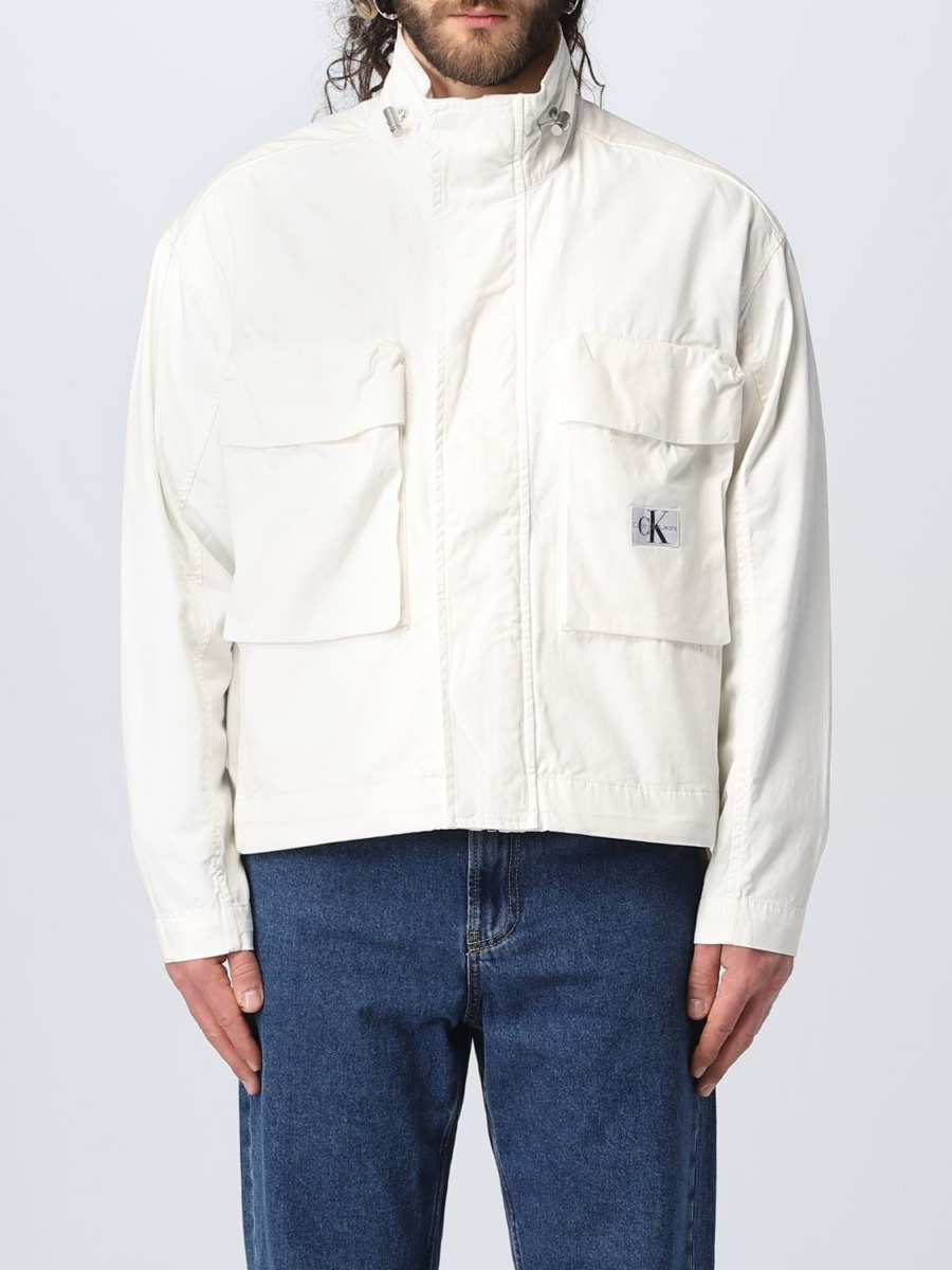 Gent White Jacket Giglio - Calvin Klein GOOFASH