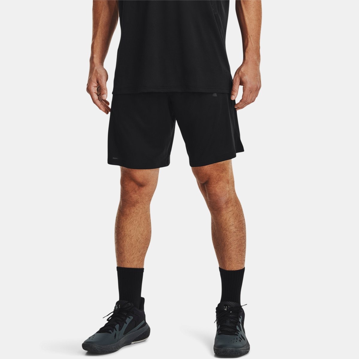 Gents Black Shorts by Under Armour GOOFASH