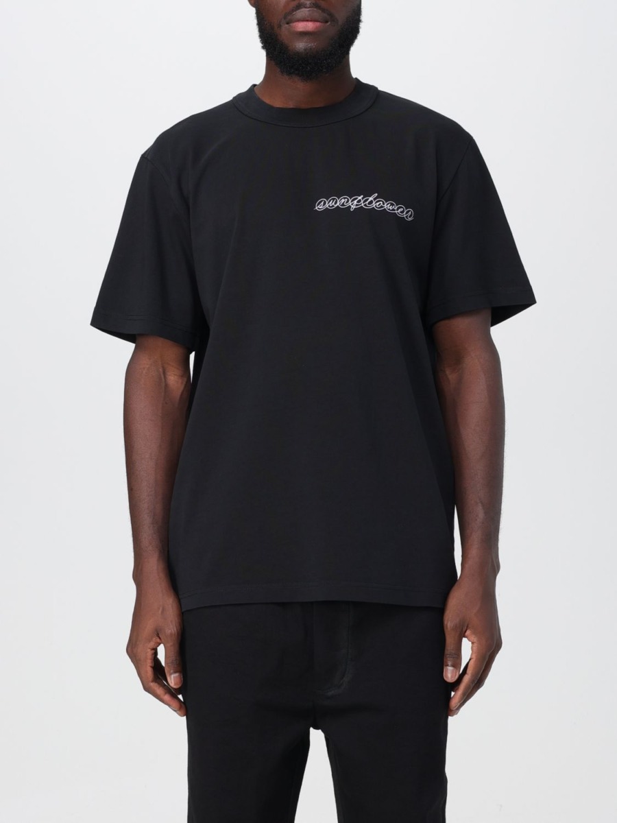 Gents Black T-Shirt by Giglio GOOFASH