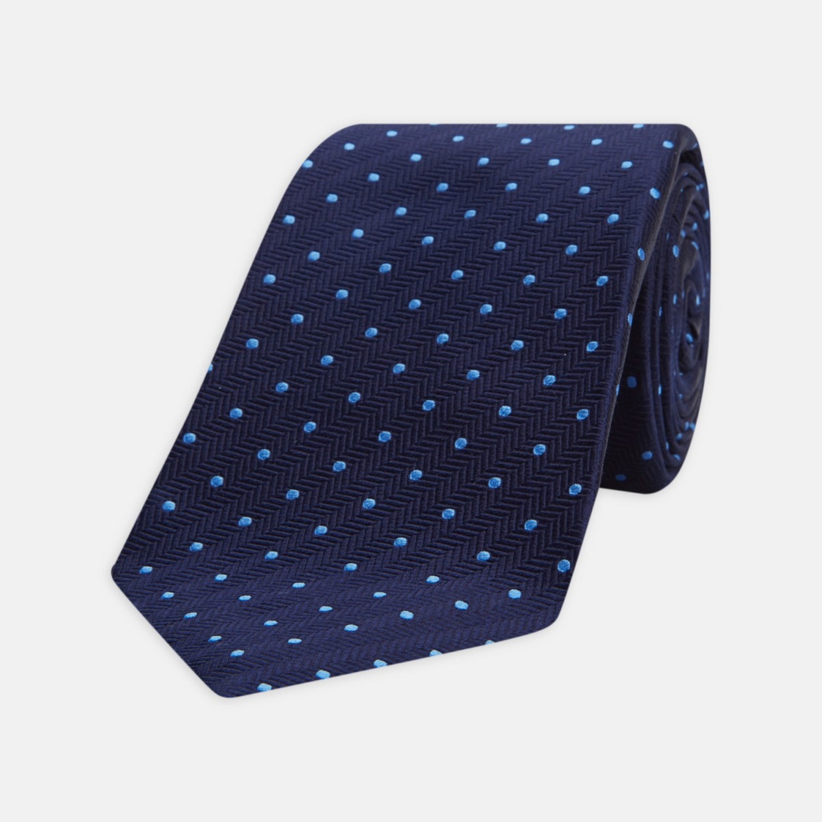 Gents Blue - Tie - Turnbull And Asser GOOFASH