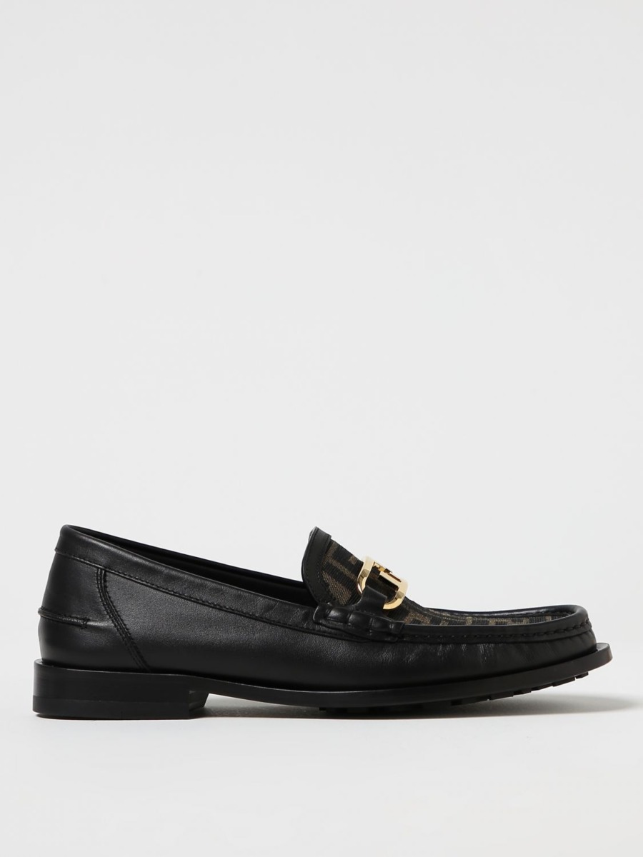 Gents Brown Loafers - Giglio GOOFASH