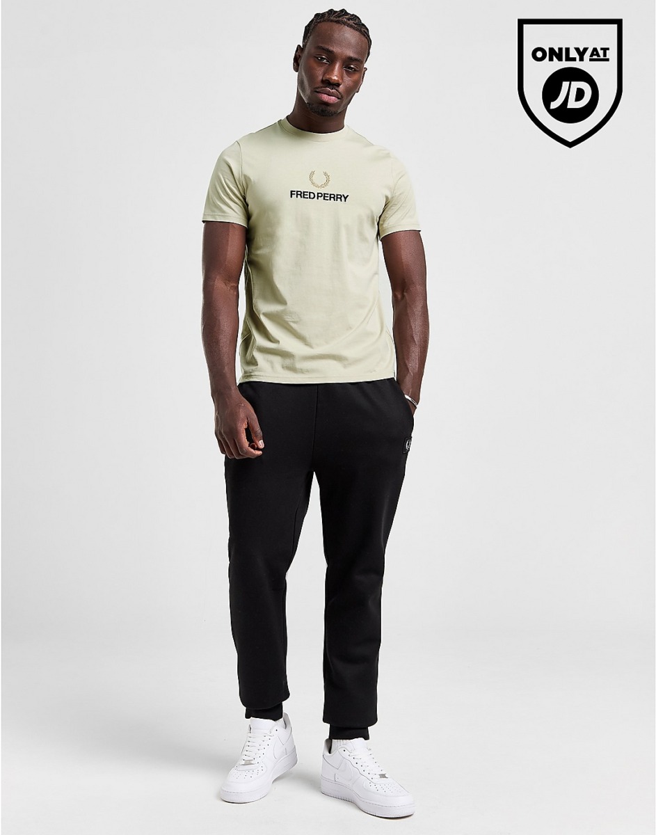 Gents Brown T-Shirt Fred Perry JD Sports GOOFASH