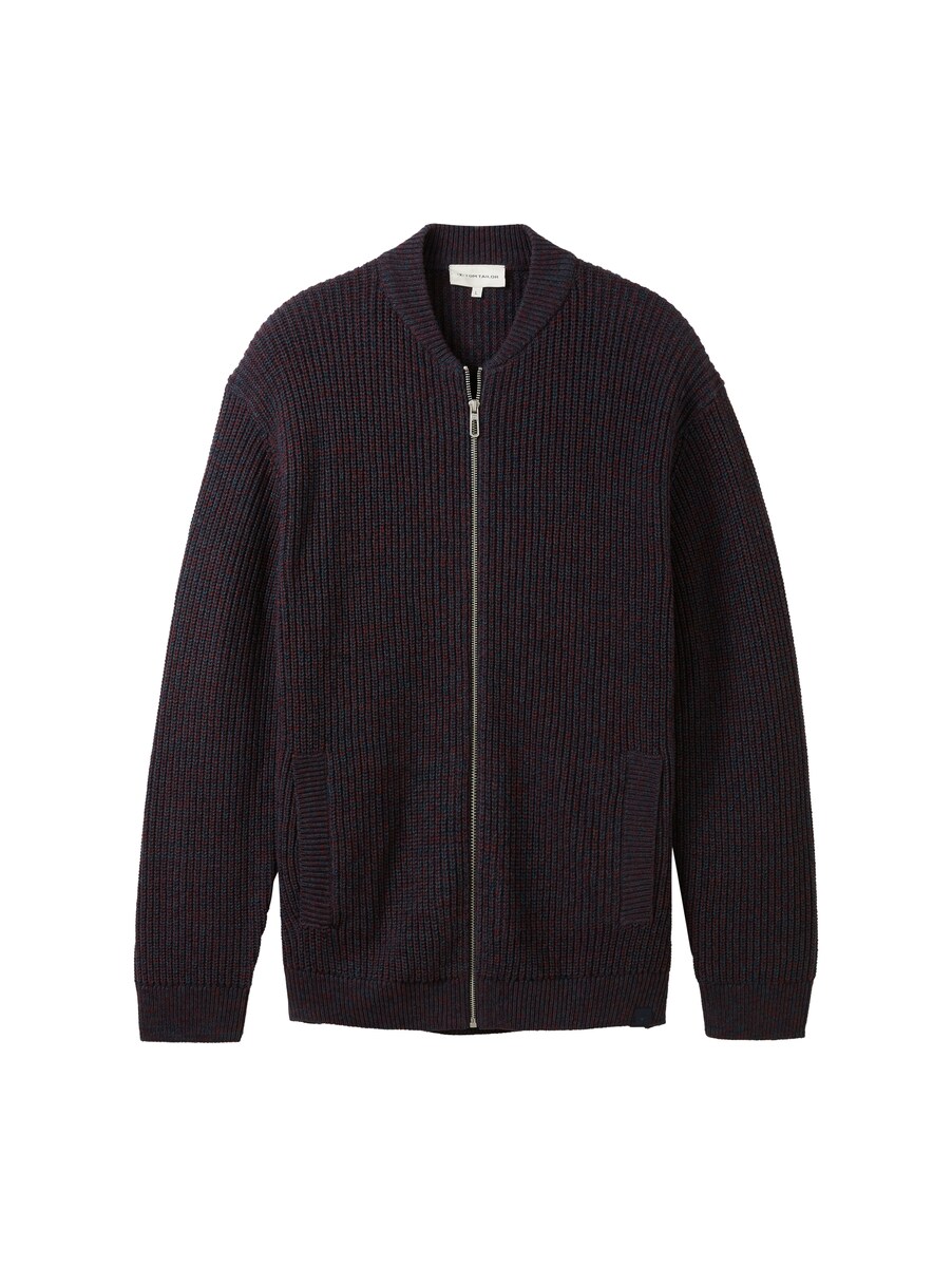 Gents Cardigan in Red at Tom Tailor GOOFASH