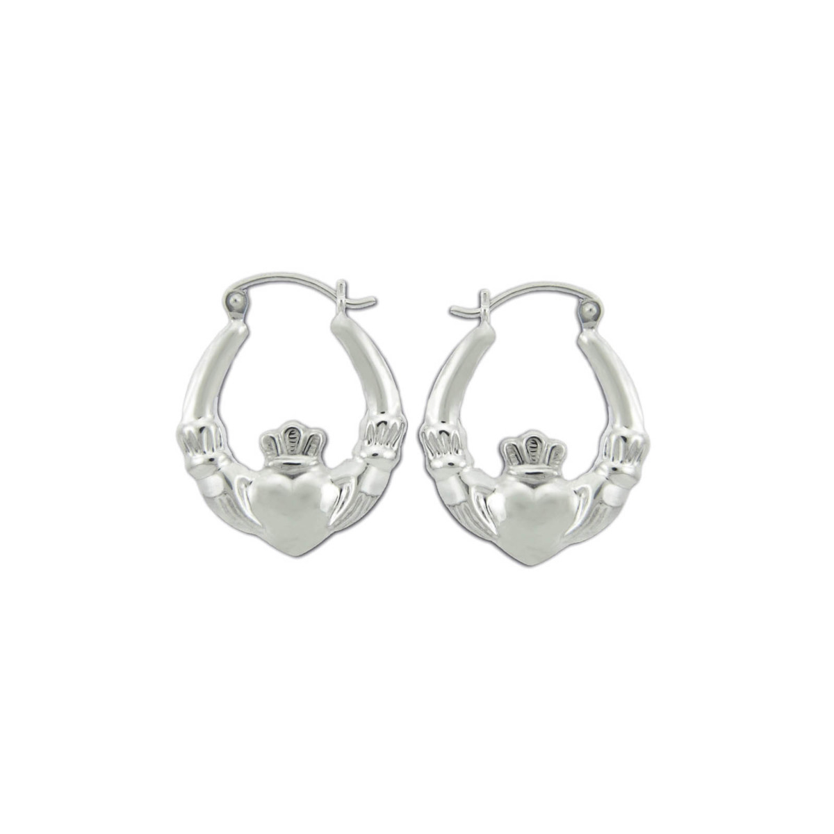 Gents Earrings - White - Gold Boutique GOOFASH