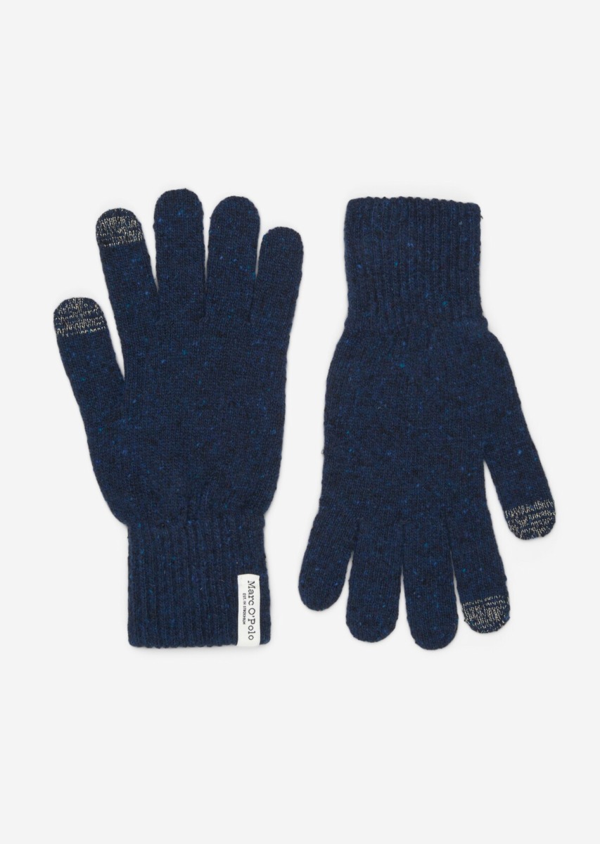 Gents Gloves Blue by Marc O Polo GOOFASH