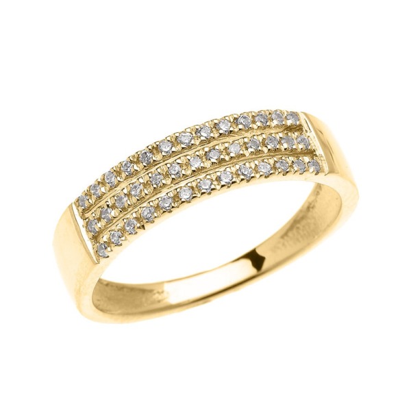 Gents Gold Wedding Ring by Gold Boutique GOOFASH