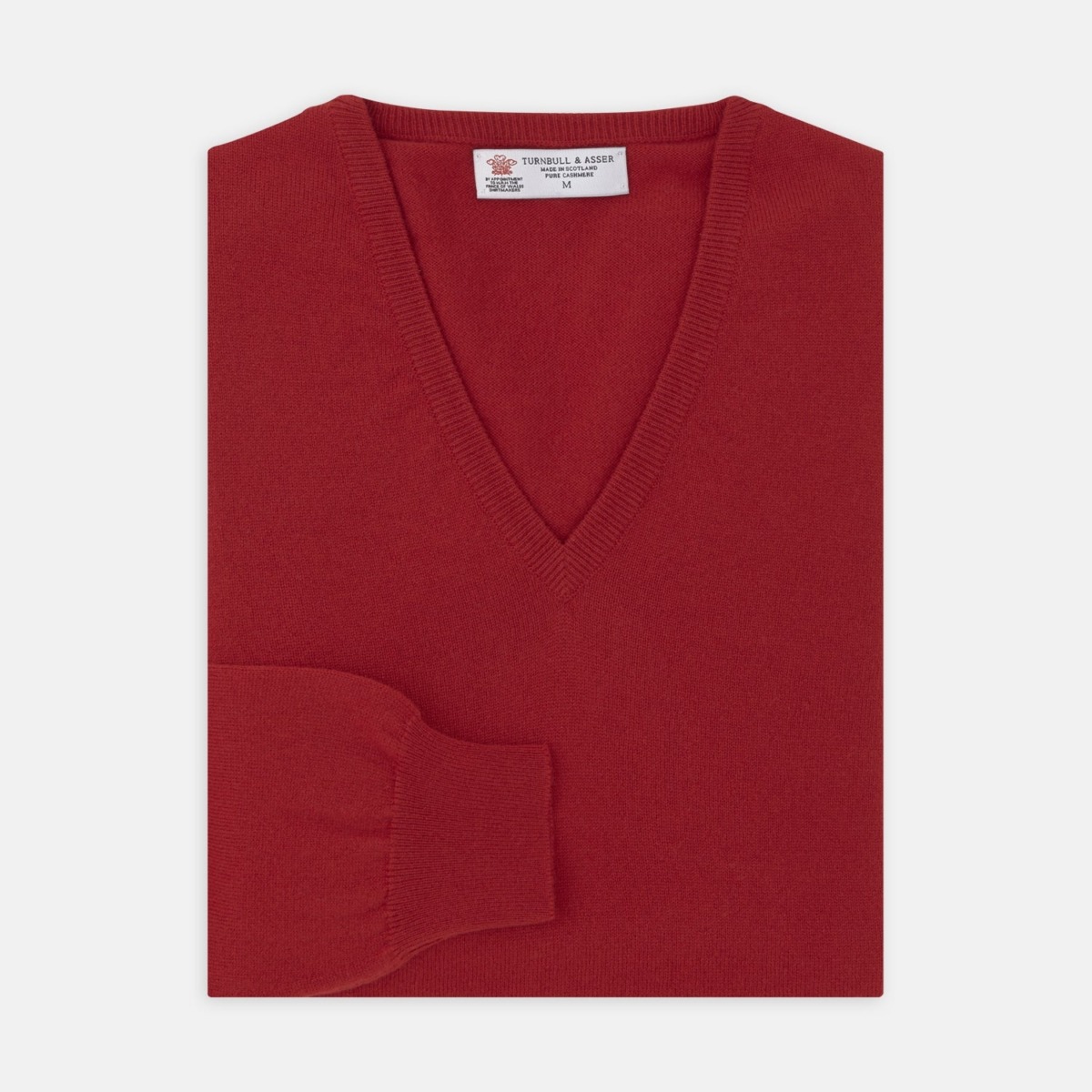Gents Jumper Red Turnbull And Asser GOOFASH