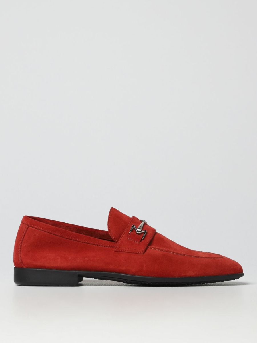 Gents Red Loafers - Giglio - Moreschi GOOFASH