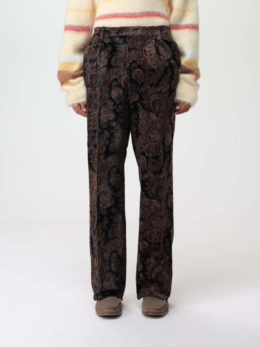 Gents Red Trousers - Giglio - Etro GOOFASH