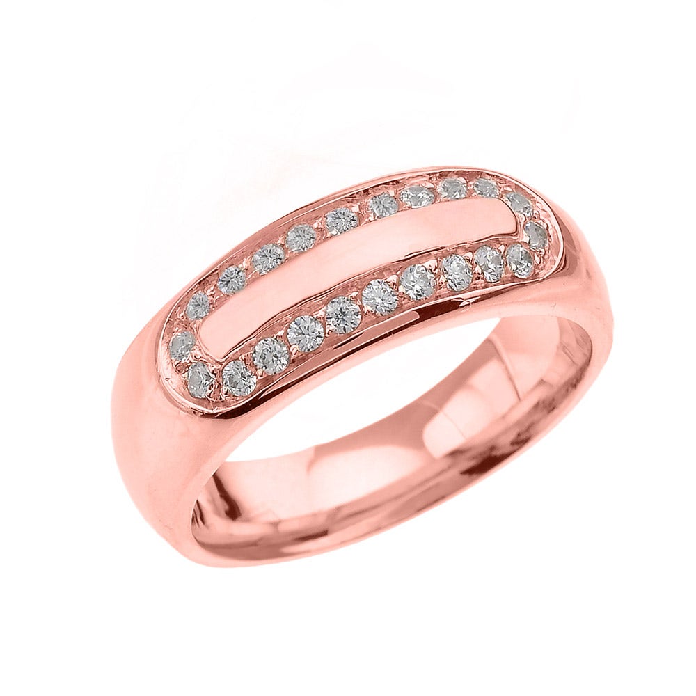 Gents Ring Rose Gold Boutique GOOFASH