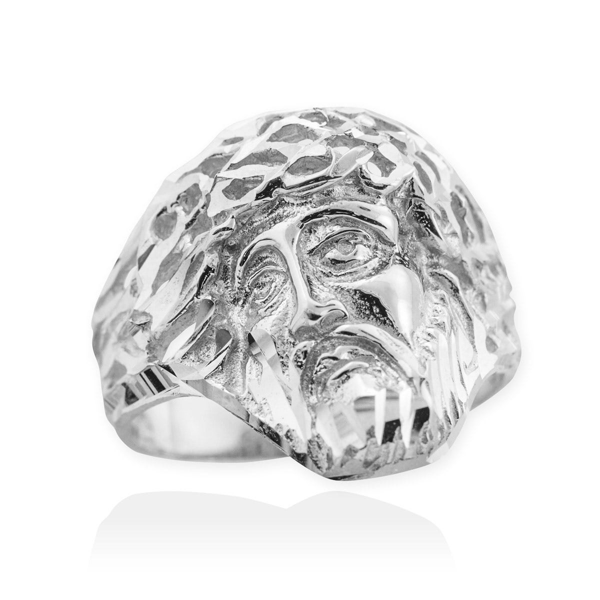 Gents Ring White - Gold Boutique GOOFASH