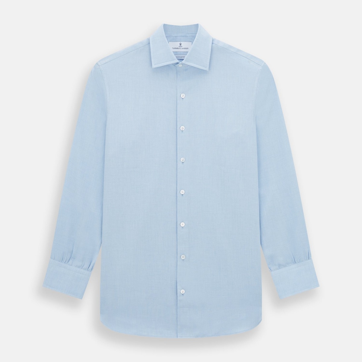 Gents Shirt in Blue Turnbull & Asser - Turnbull And Asser GOOFASH