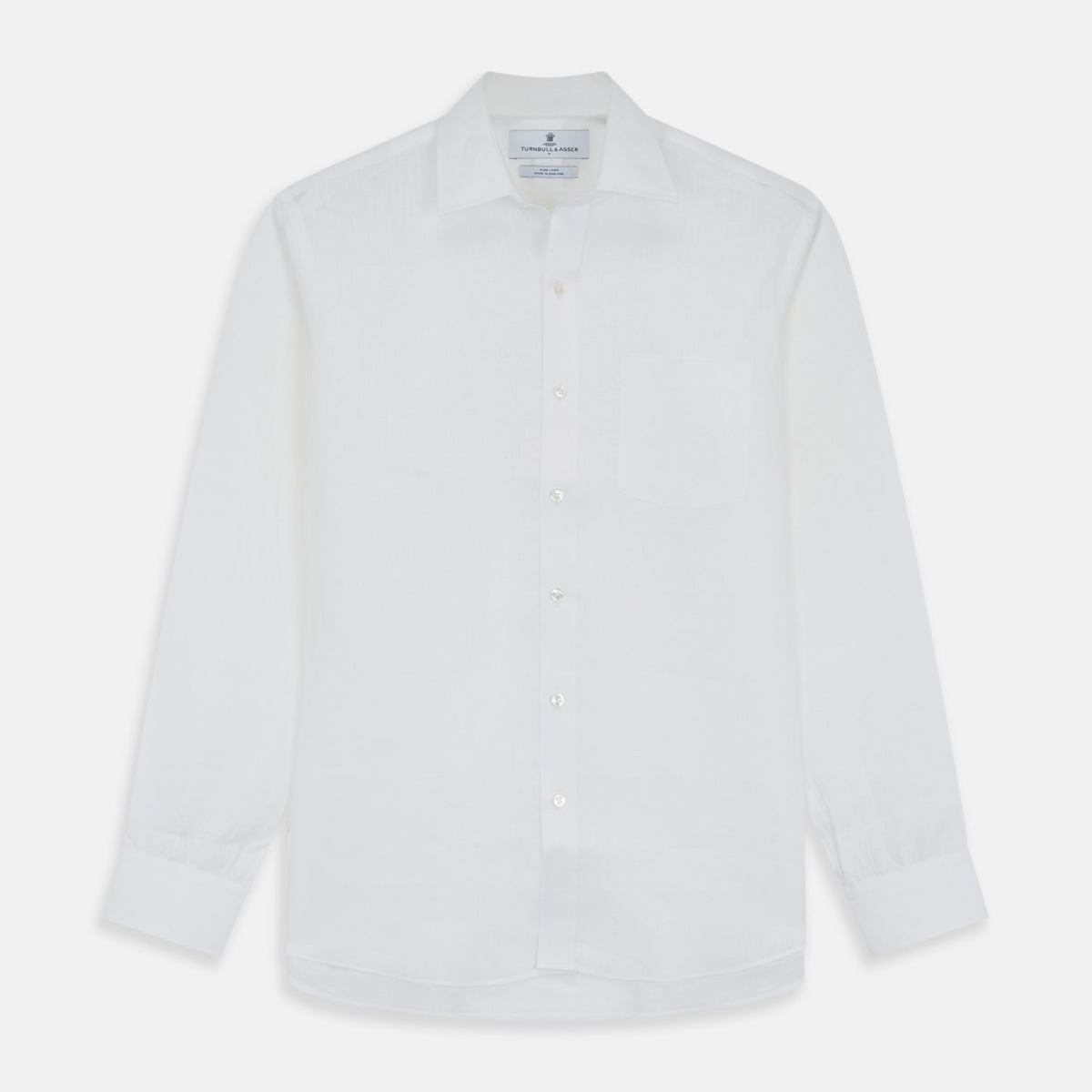 Gents Shirt in White Turnbull And Asser GOOFASH