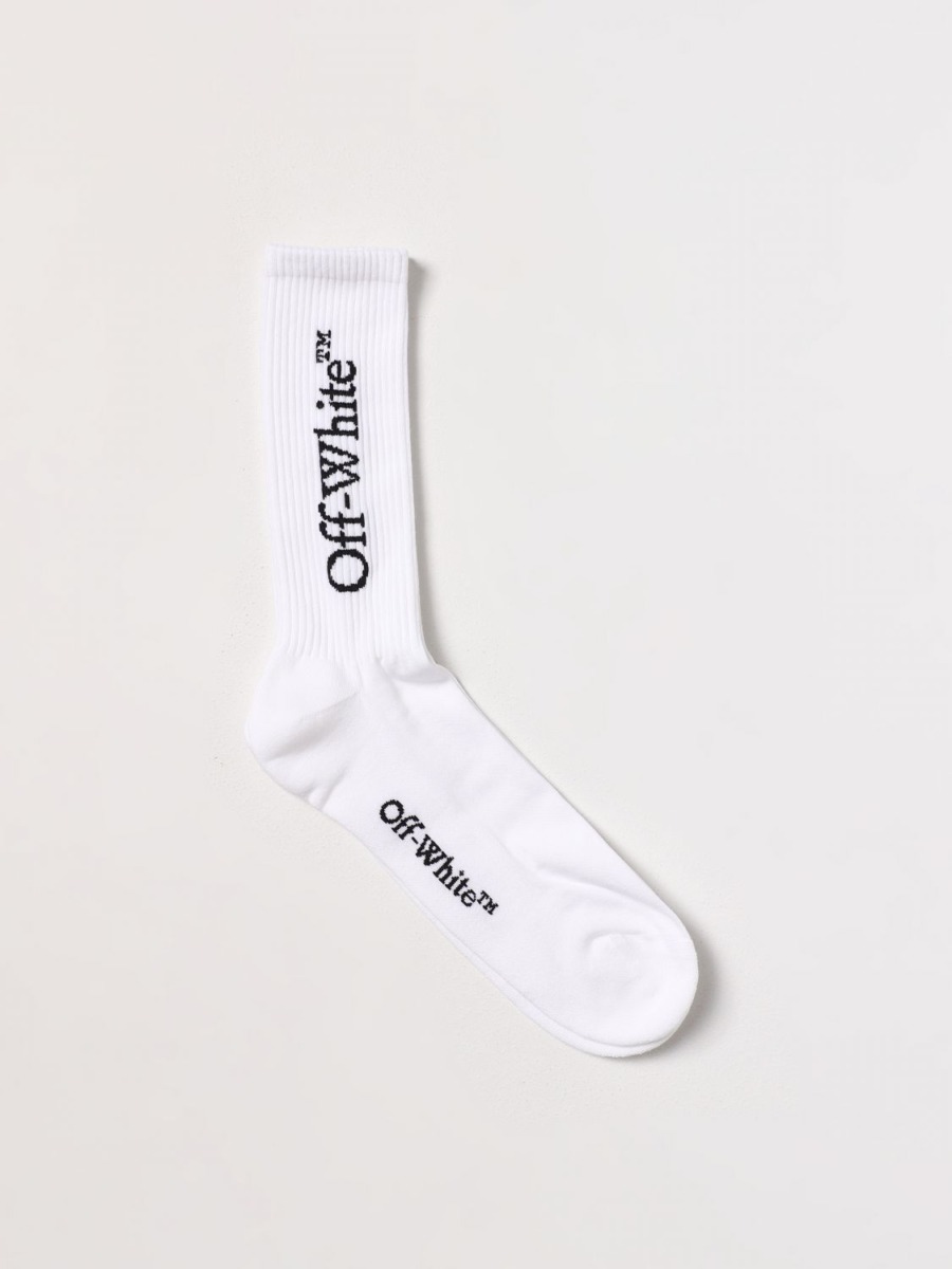 Gents Socks in White - Giglio GOOFASH