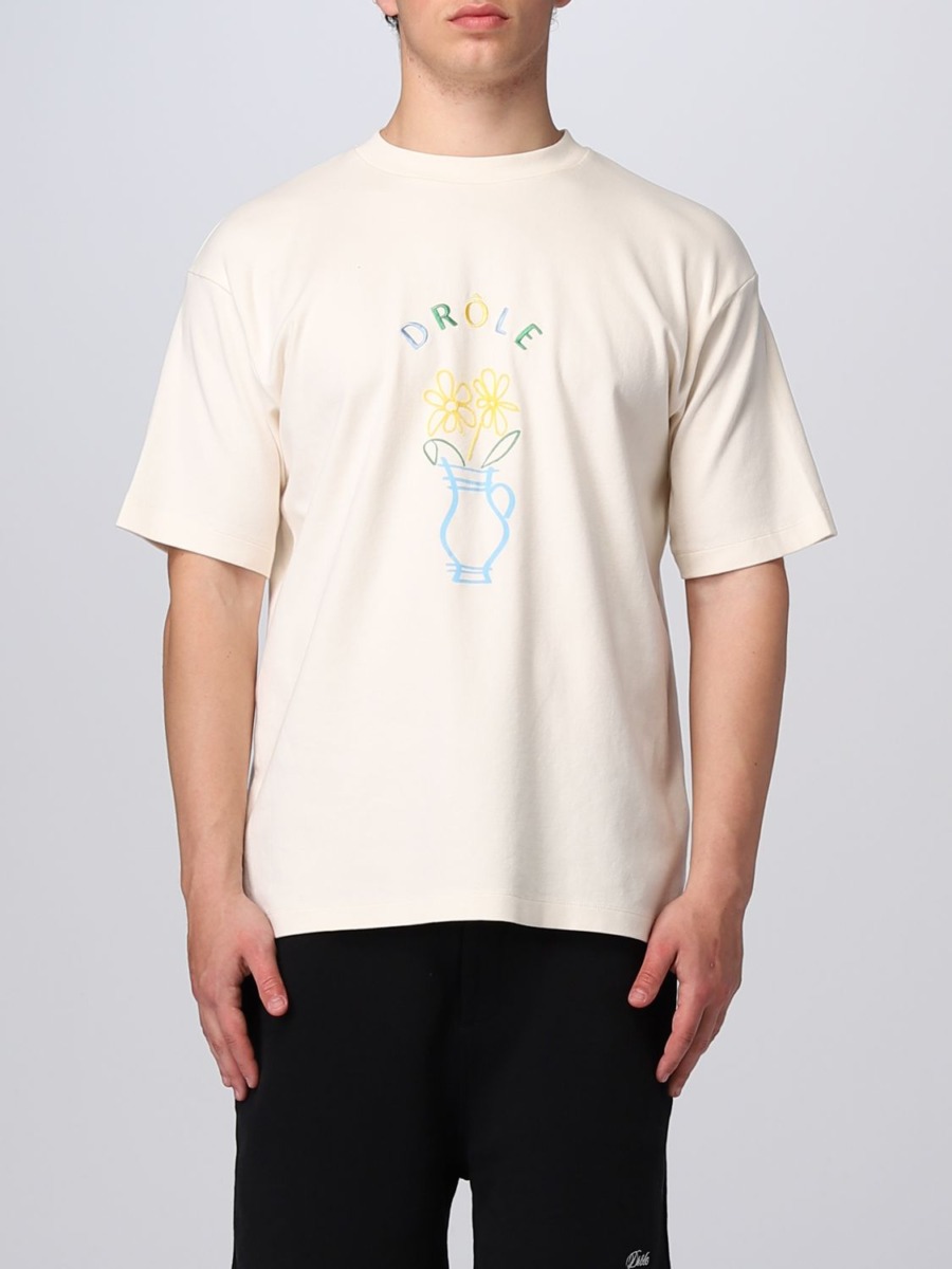 Gents T-Shirt Cream from Giglio GOOFASH