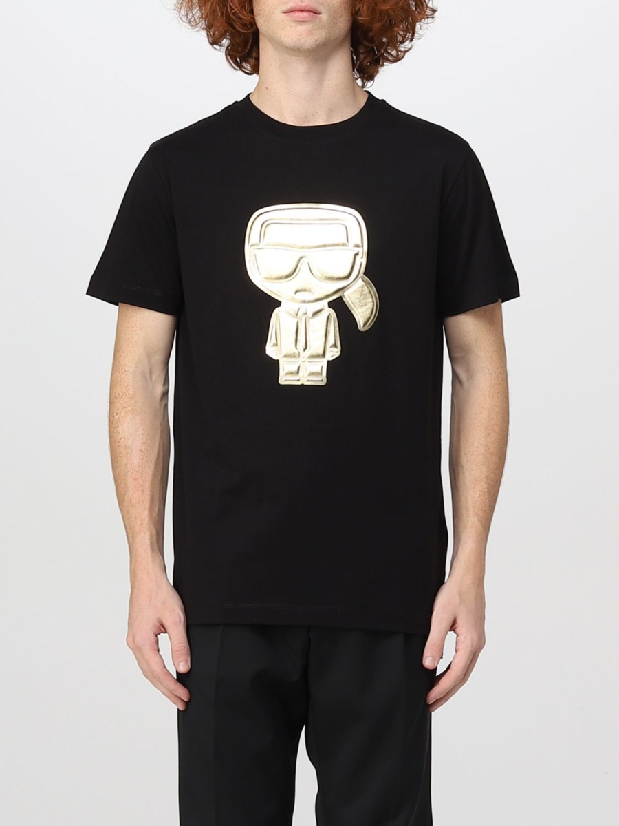 Gents T-Shirt - Gold - Giglio GOOFASH