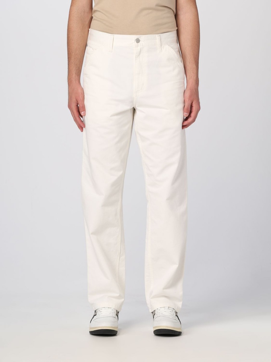 Gents Trousers White Carhartt Giglio GOOFASH