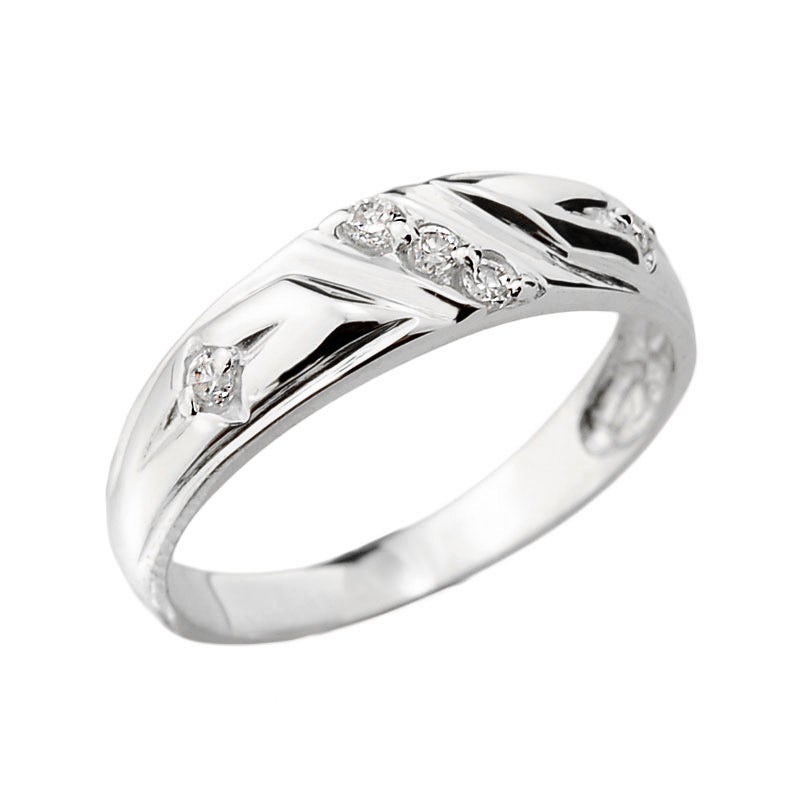 Gents Wedding Ring in Silver from Gold Boutique GOOFASH