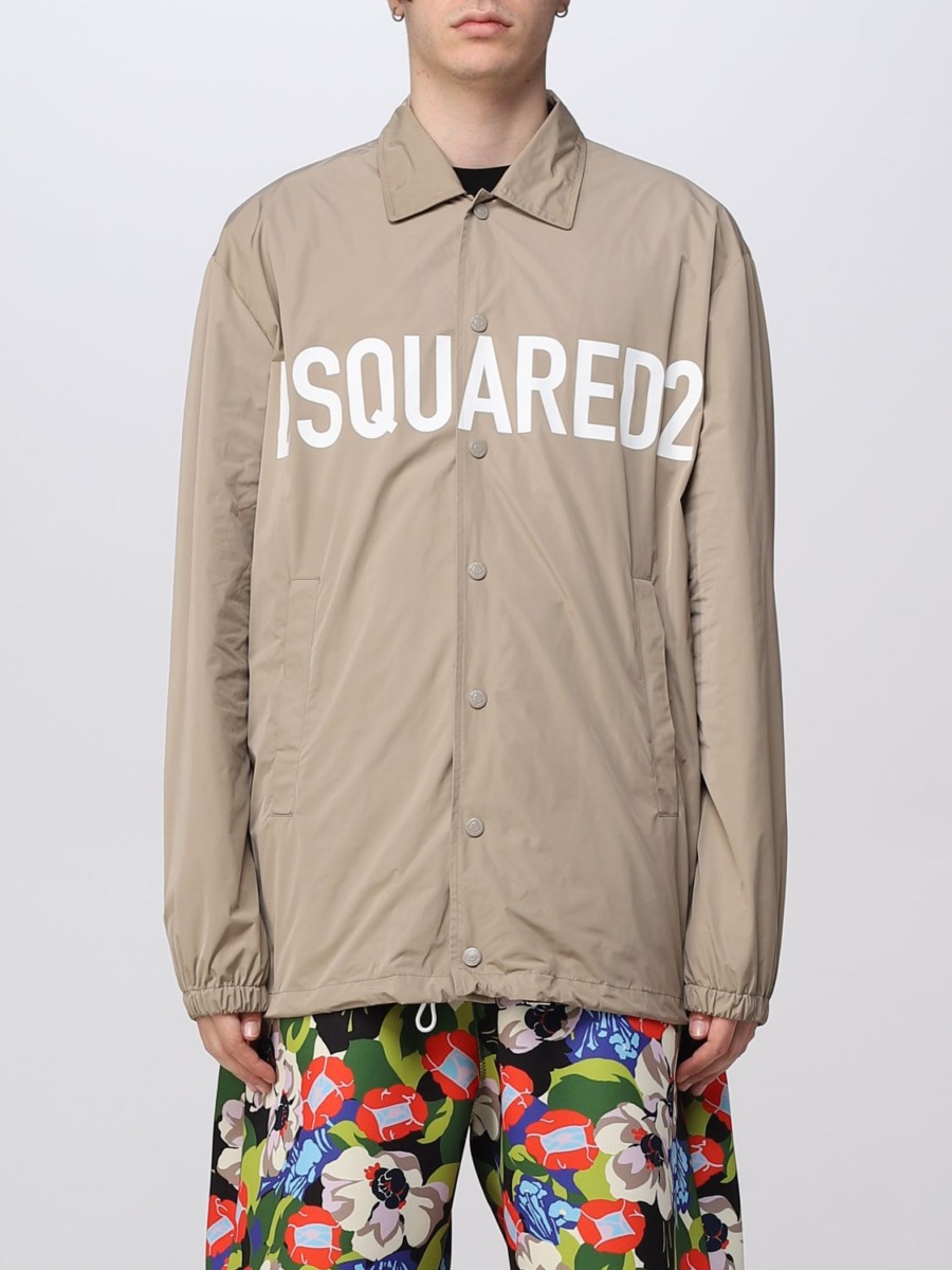 Giglio - Beige Jacket from Dsquared2 GOOFASH