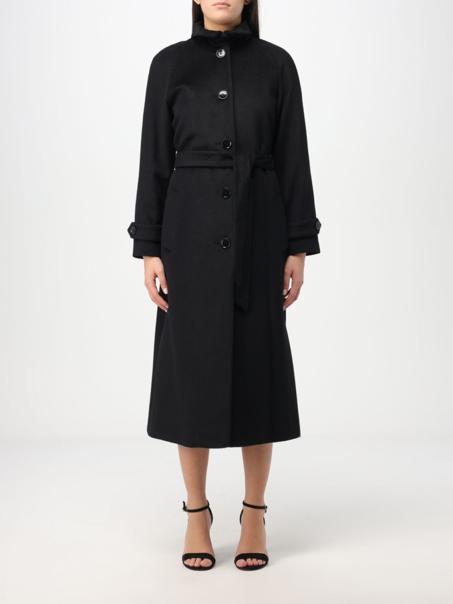 Giglio Black Coat for Women by Ralph Lauren GOOFASH