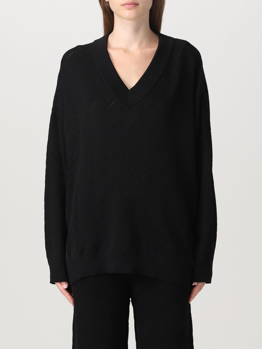 Giglio - Black - Ladies Sweatshirt GOOFASH