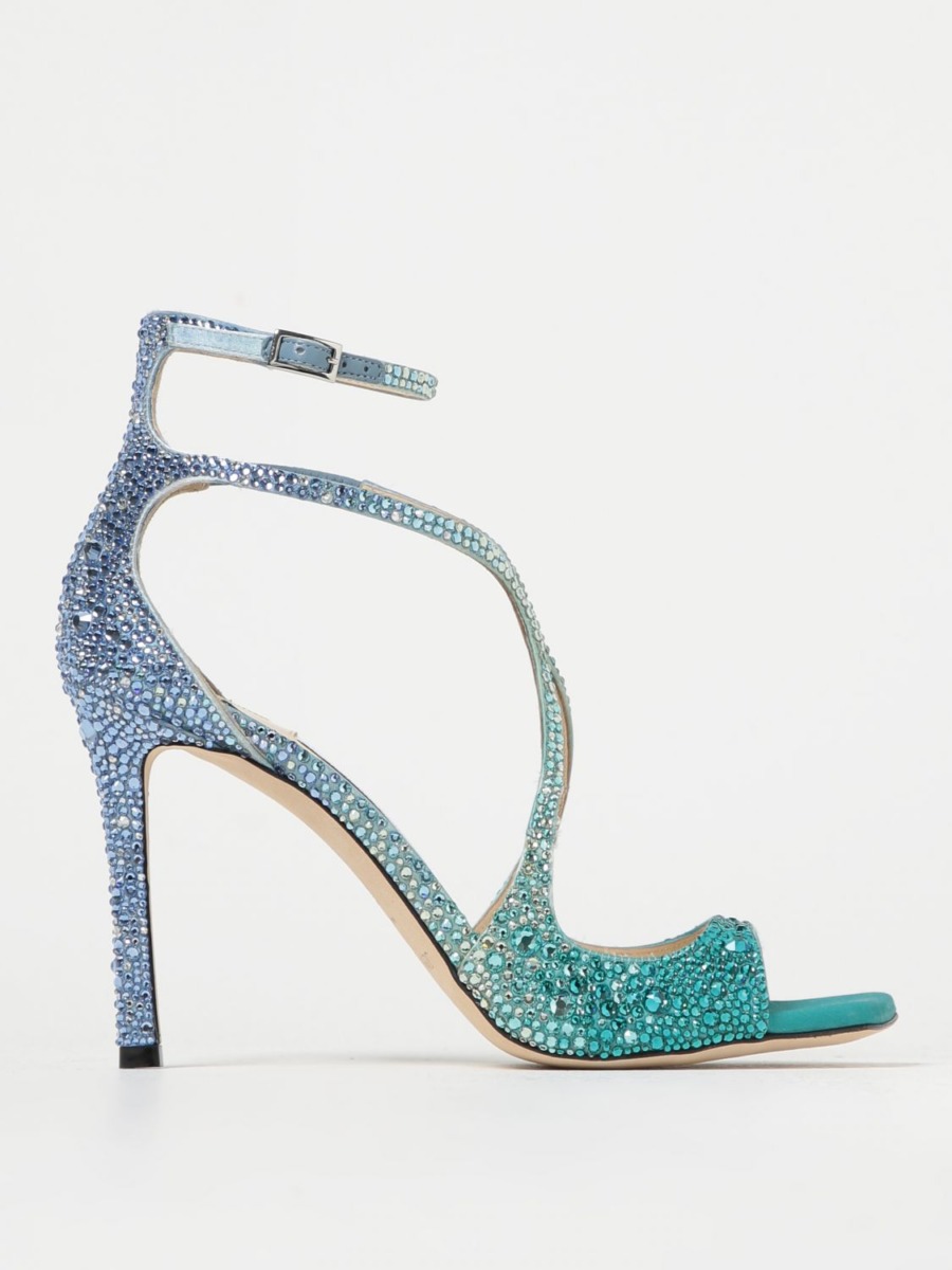 Giglio - Blue Heeled Sandals for Women from Jimmy Choo GOOFASH