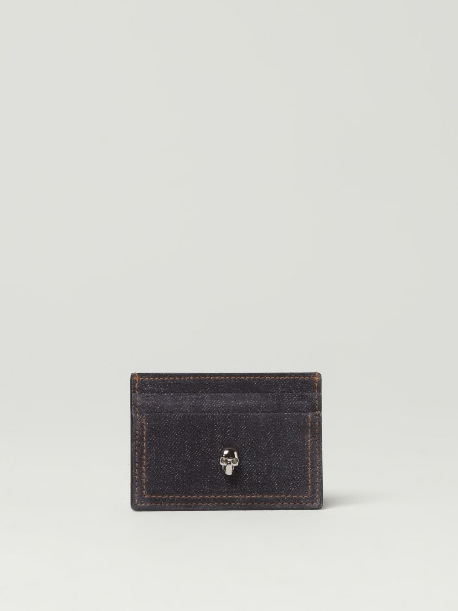 Giglio - Blue Wallet for Woman by Alexander Mcqueen GOOFASH