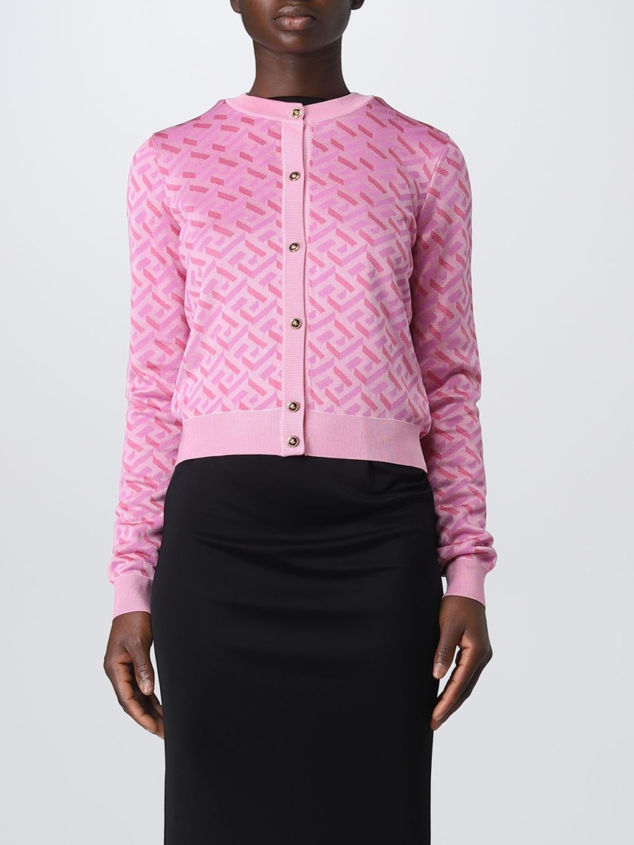 Giglio - Cardigan Pink for Women from Versace GOOFASH
