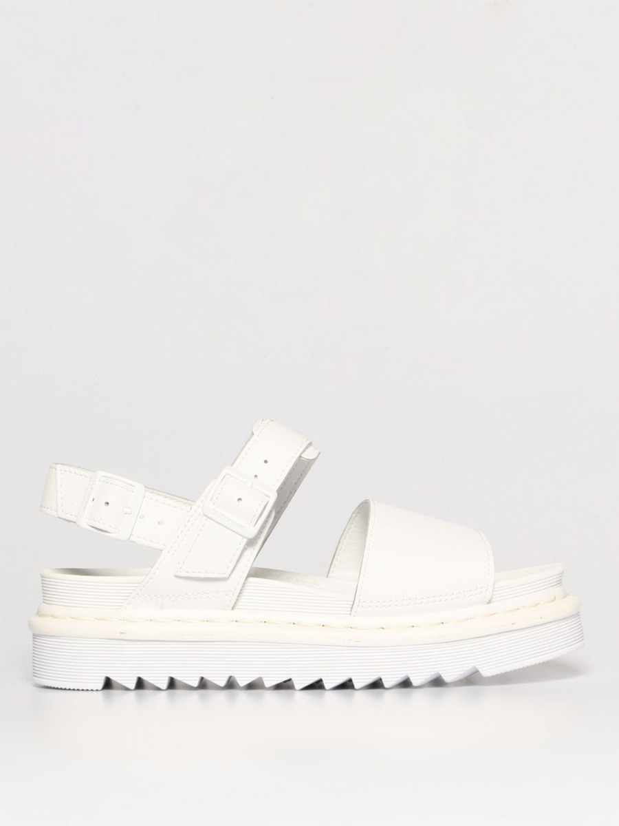 Giglio - Flat Sandals in White for Woman by Dr Martens GOOFASH