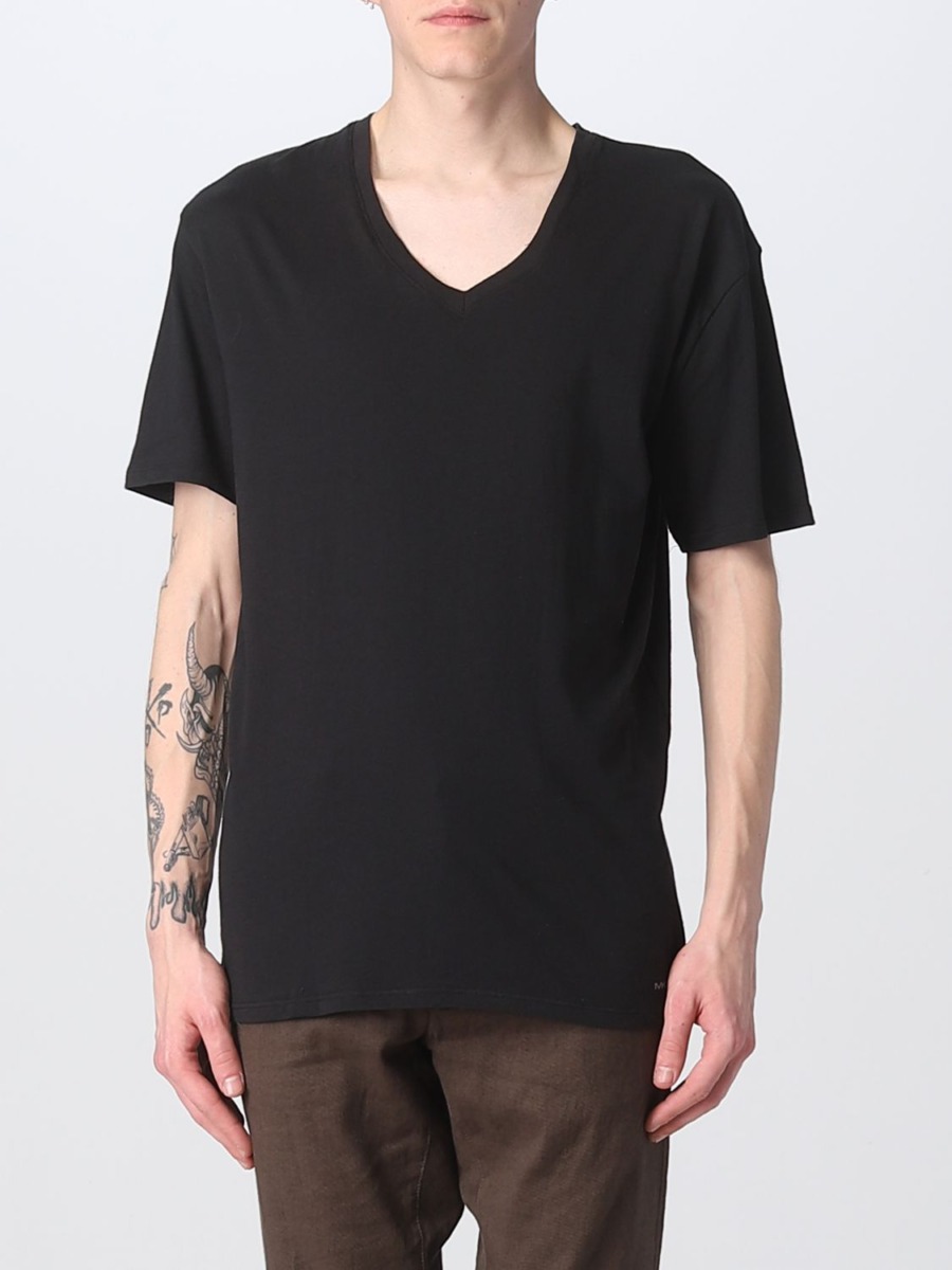 Giglio - Gent T-Shirt Black GOOFASH