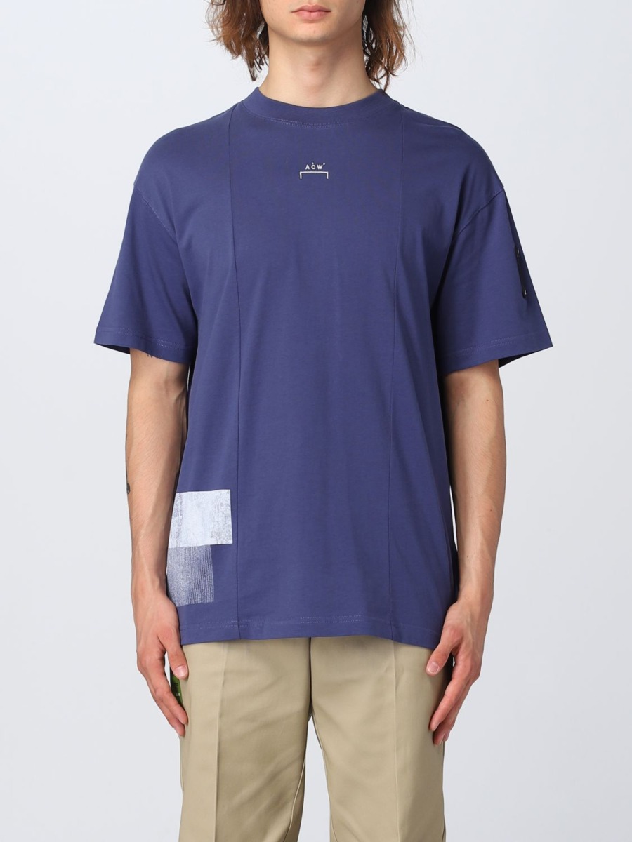 Giglio - Gent T-Shirt - Blue - A Cold Wall GOOFASH
