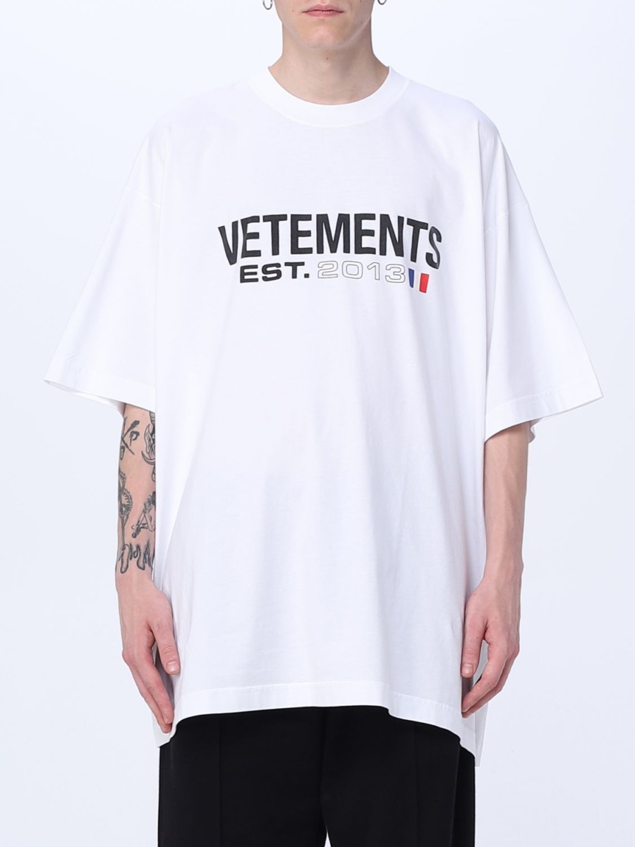 Giglio - Gent T-Shirt White from Vetements GOOFASH